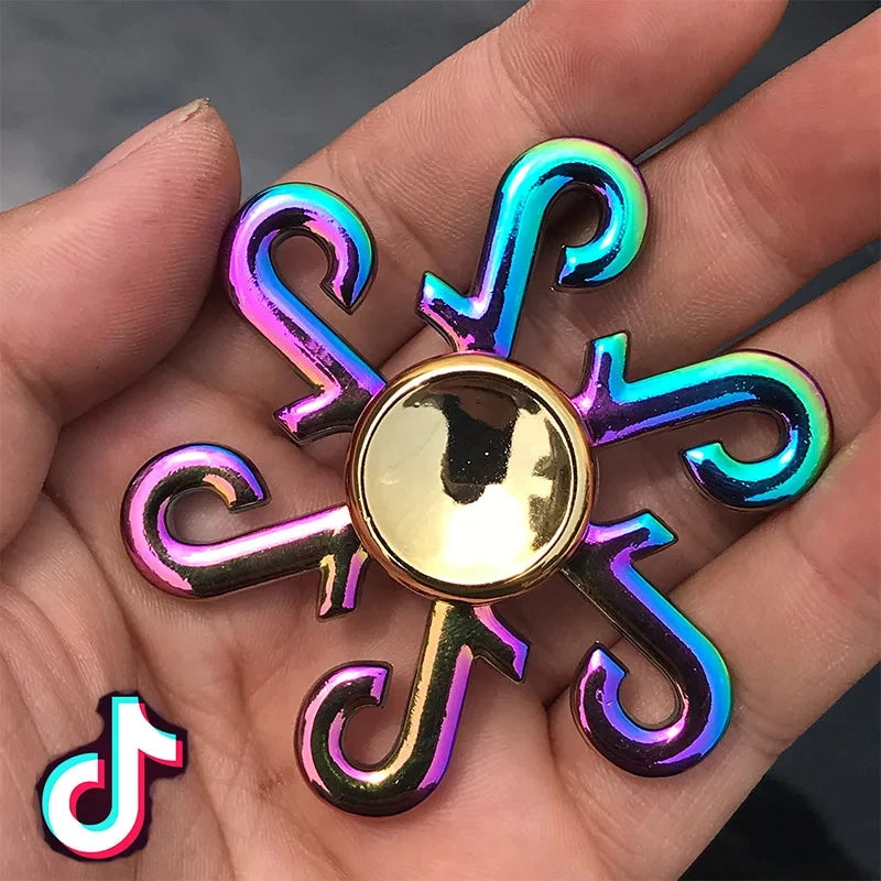 Fidgetstein Rainbow Metal Fidget Spinner