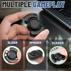 Fidgetstein 3-in-1 Metal Fidget Spinner – Slider & Clicker