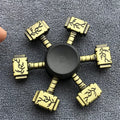 Fidgetstein Antique Brass Finish Metal Fidget Spinner