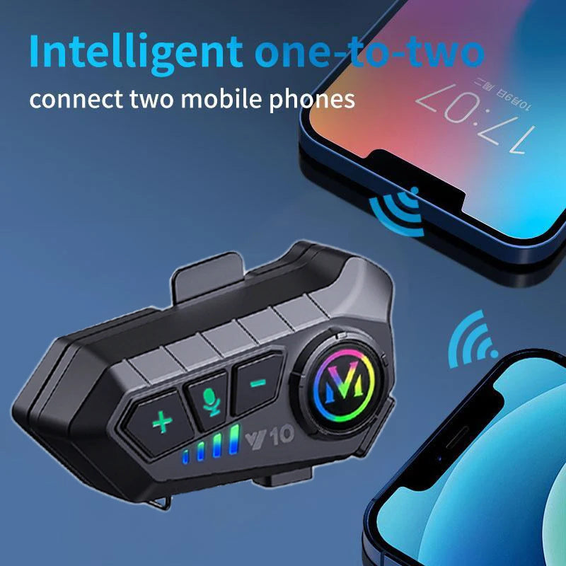 Fidgetstein Bluetooth 5.3 Motorcycle Helmet Headset – IPX6