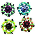 Fidgetstein 4-Pack Glow-in-the-Dark Robot Fidget Spinners