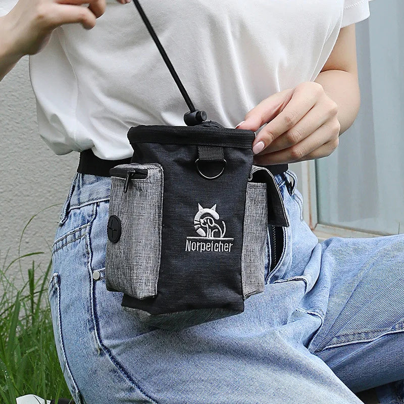 Fidgetstein Dog Training Treat Bag – Walking & Reward Pouch