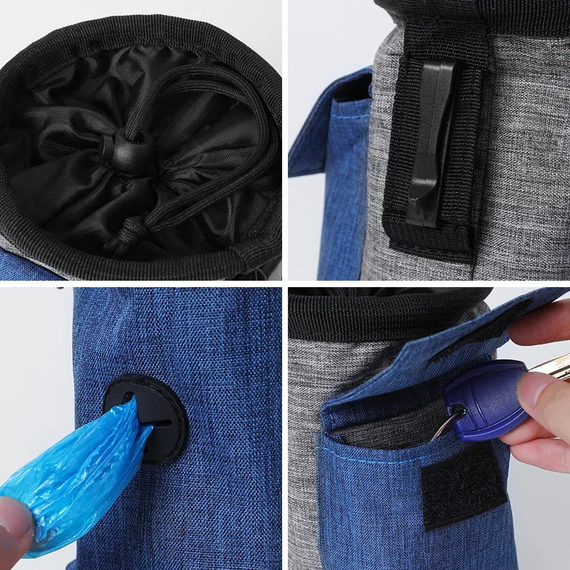 Fidgetstein Dog Training Treat Bag – Walking & Reward Pouch