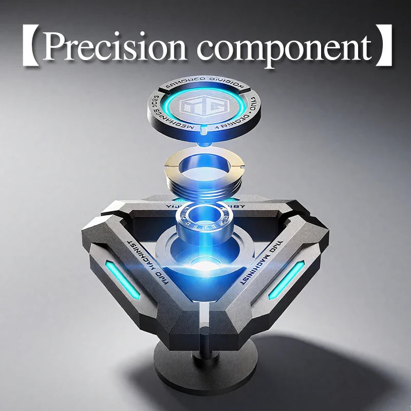 Fidgetstein Stellar Nucleus – Glow-in-the-Dark Metal Spinner