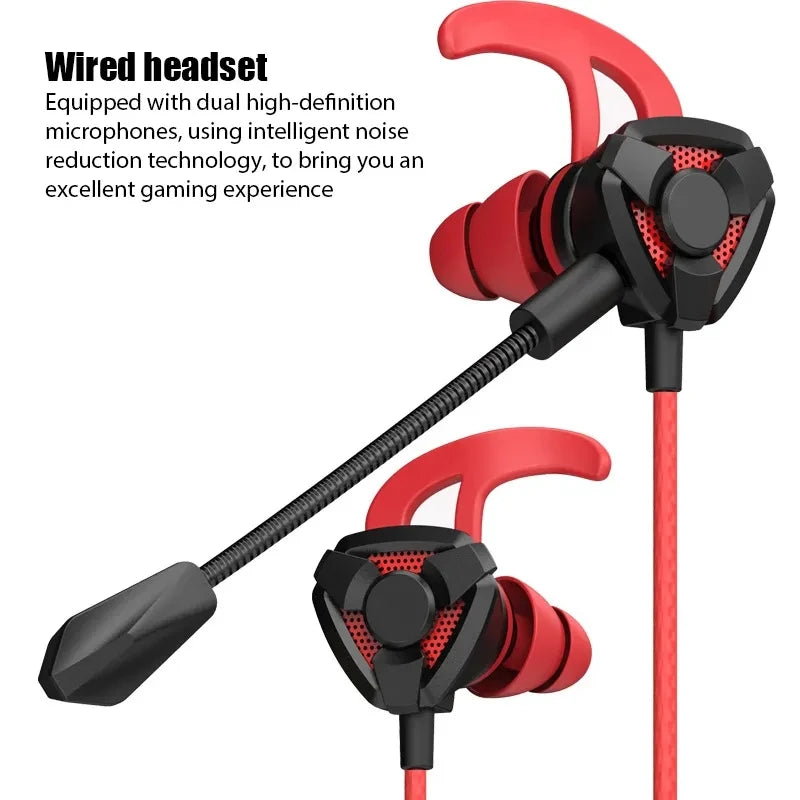 Fidgetstein Wired Gaming Earbuds with Microphone – 3.5mm