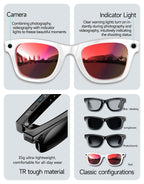 Fidgetstein Smart Camera Glasses – HD Video & Photo
