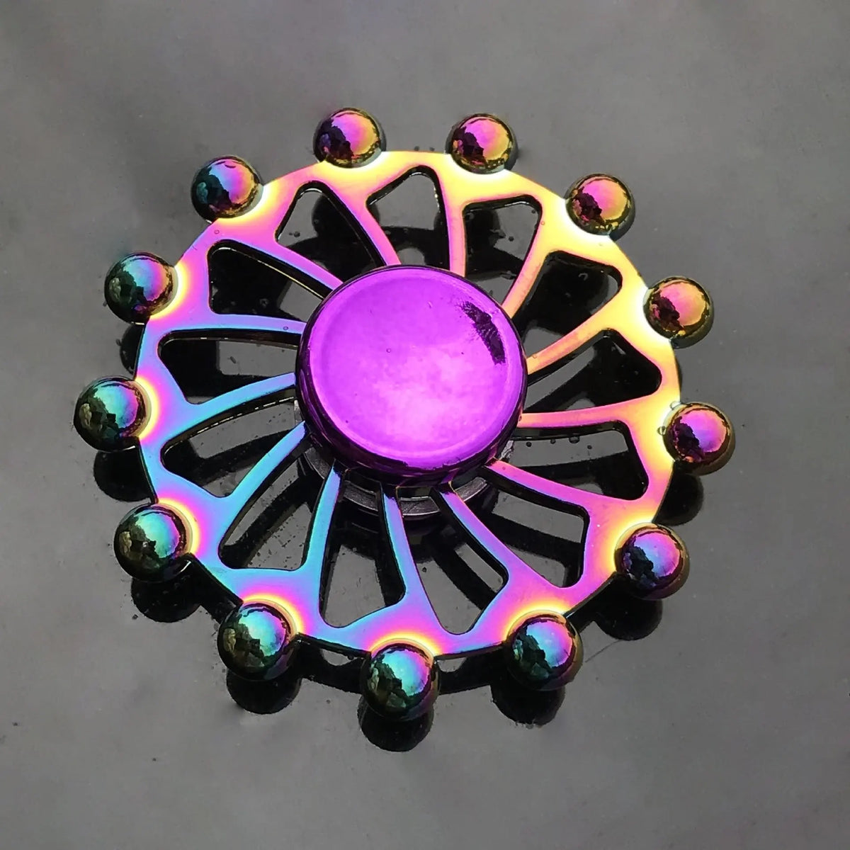 Fidgetstein Rainbow Metal Fidget Spinner