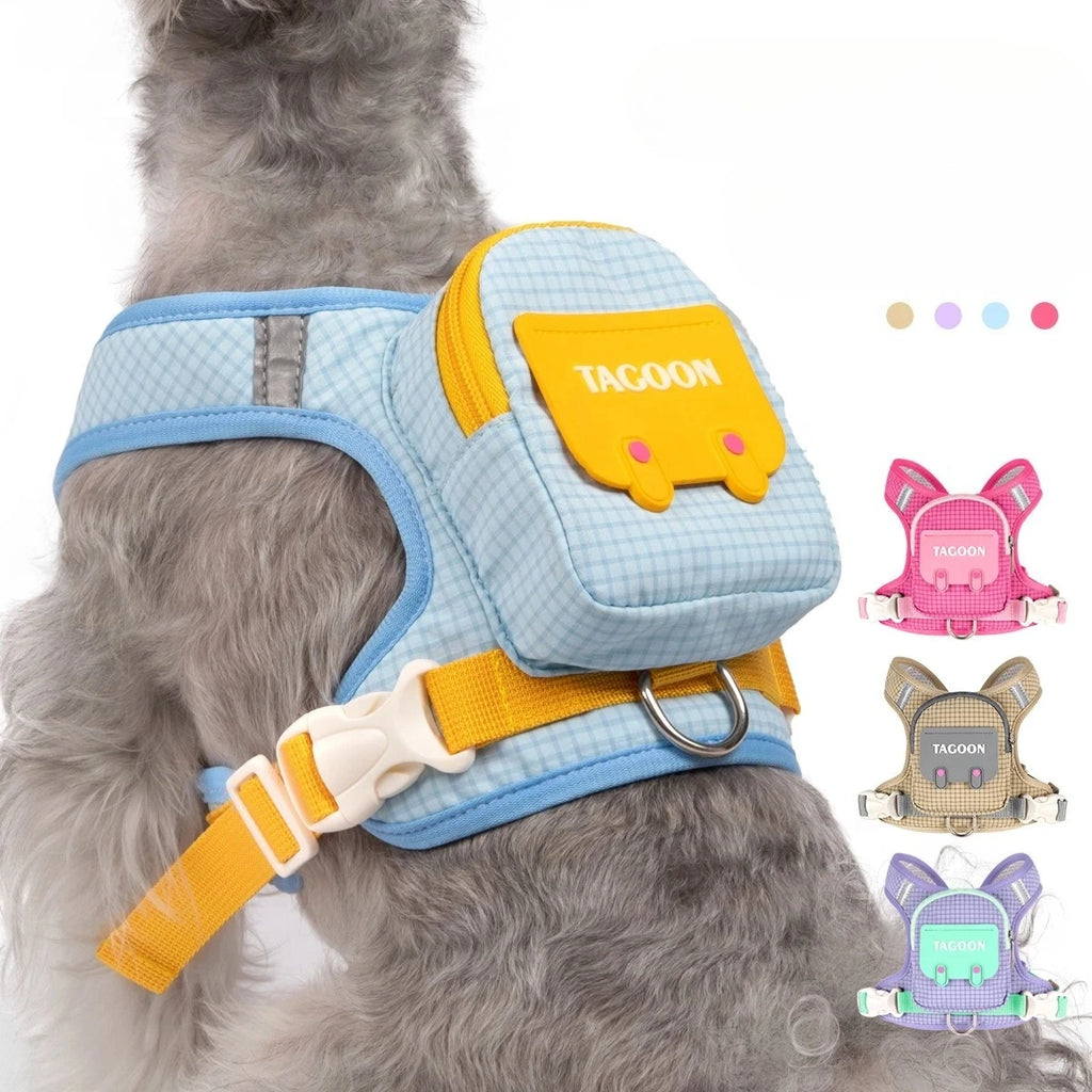 Fidgetstein Dog Backpack Harness – Adjustable Pet Adventure Pack