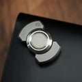 Fidgetstein 3-in-1 Metal Fidget Spinner – Slider & Clicker