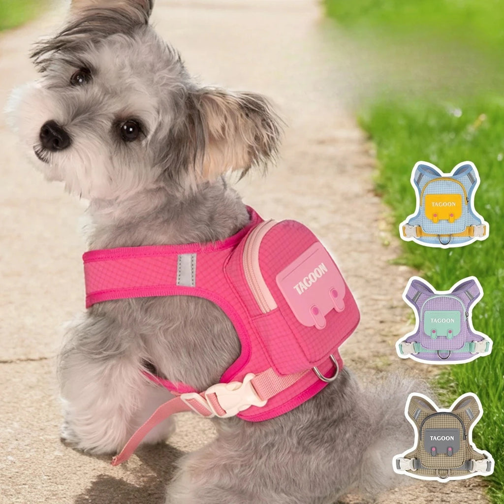 Fidgetstein Dog Backpack Harness – Adjustable Pet Adventure Pack