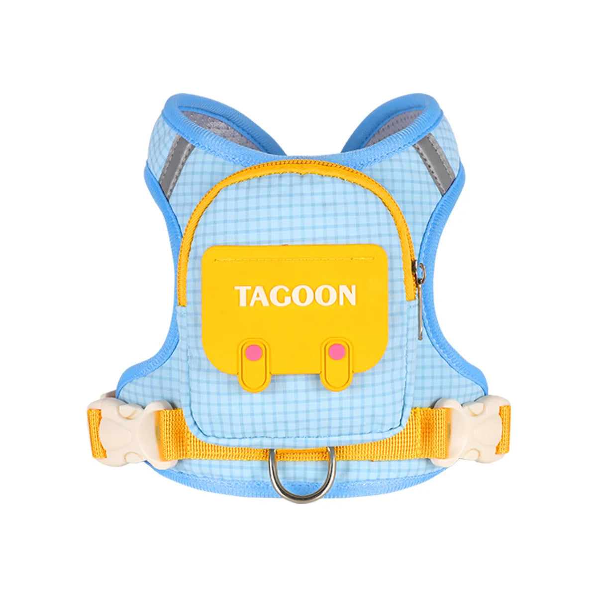 Fidgetstein Plaid Dog Backpack Harness – Outdoor Adventure Pack