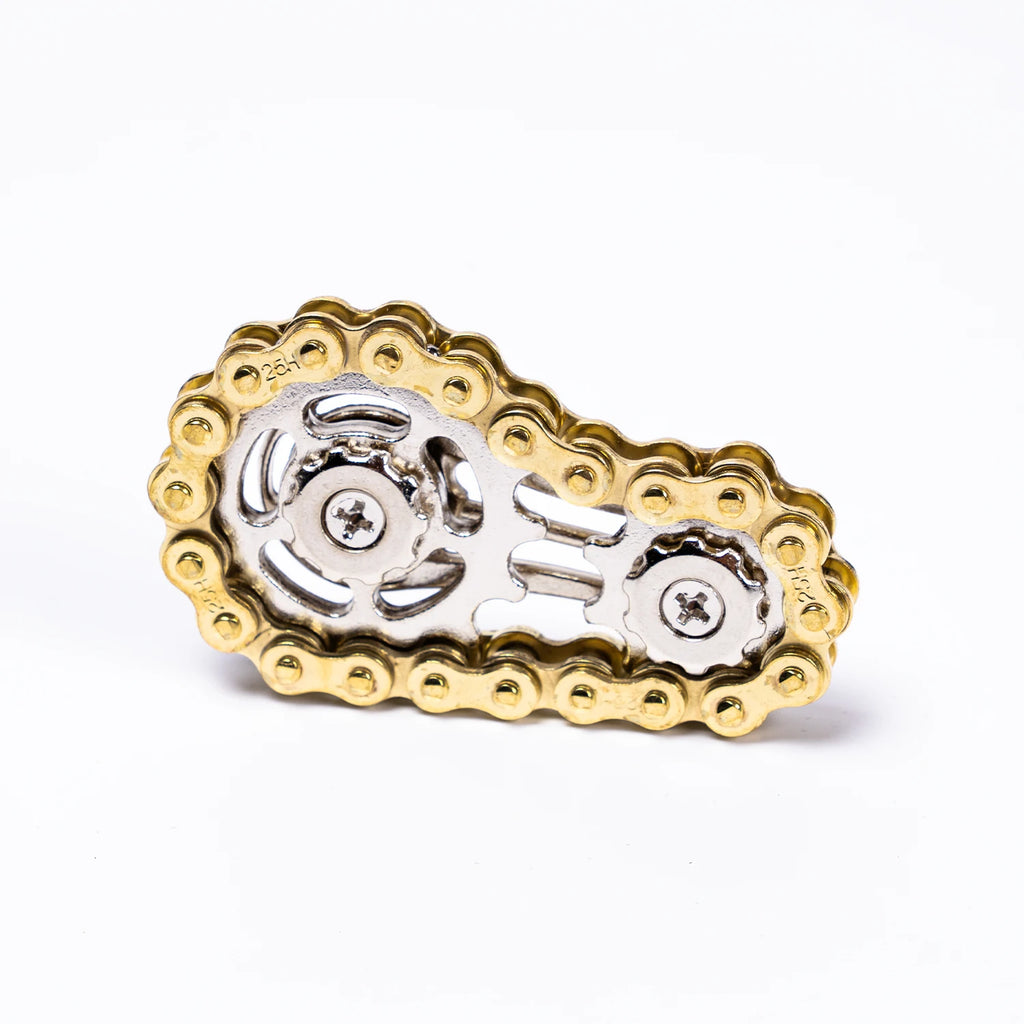 Fidgetstein Metal Chain Fidget Spinner – Sprocket Flywheel
