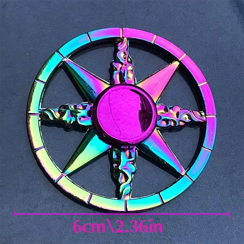 Fidgetstein Rainbow Metal Fidget Spinner