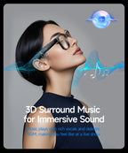 Fidgetstein Smart Camera Glasses – HD Video & Photo