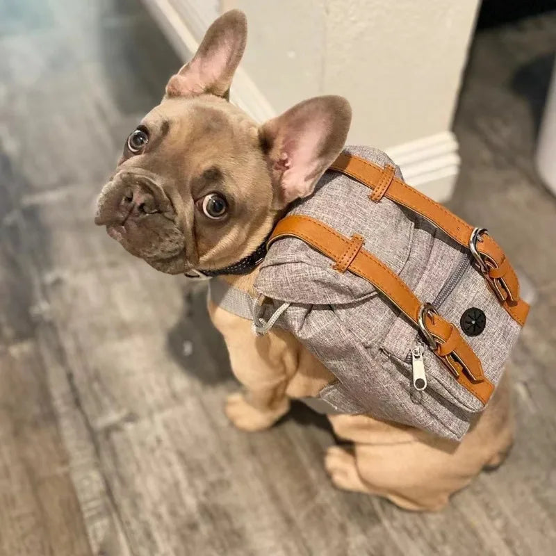Fidgetstein Retro Dog Backpack – Adjustable Walking & Hiking Pack