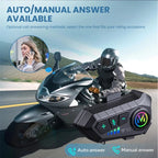 Fidgetstein Bluetooth 5.3 Motorcycle Helmet Headset – IPX6