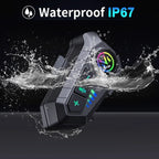 Fidgetstein Bluetooth 5.3 Motorcycle Helmet Headset – IPX6