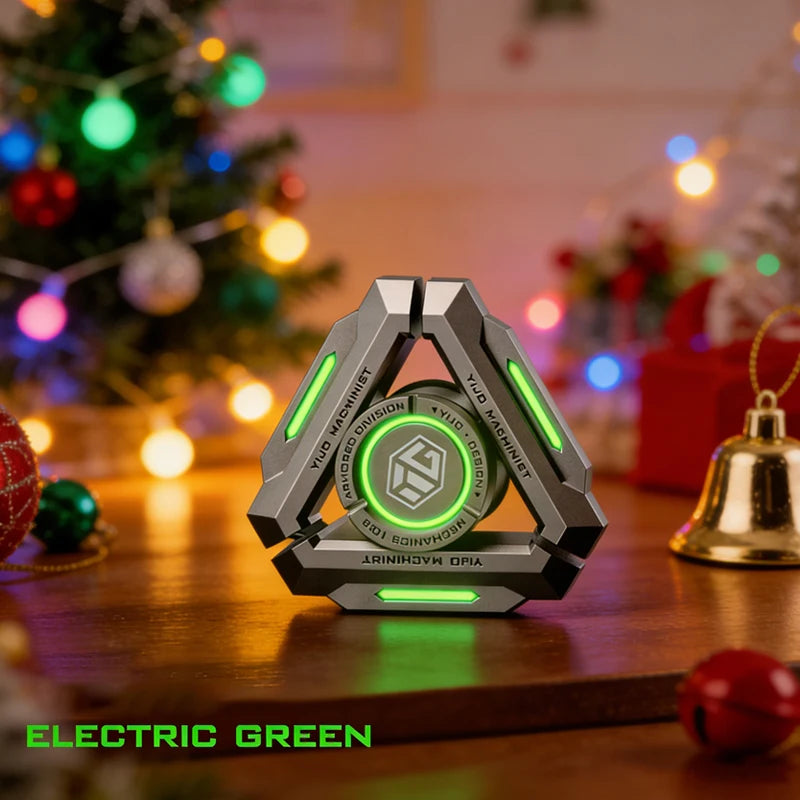 Fidgetstein Stellar Nucleus – Glow-in-the-Dark Metal Spinner