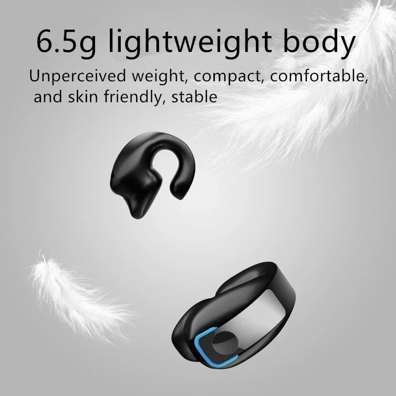 Fidgetstein Bluetooth 5.3 Open-Ear Clip Wireless Earphone