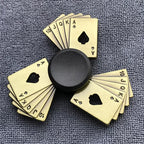 Fidgetstein Antique Brass Finish Metal Fidget Spinner