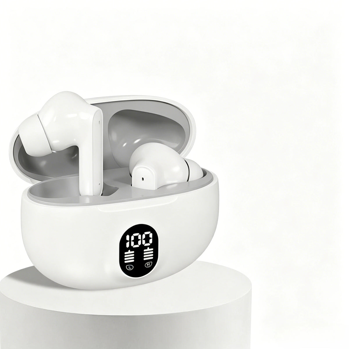 Fidgetstein Bluetooth 5.3 Wireless Earbuds with LED Battery Display