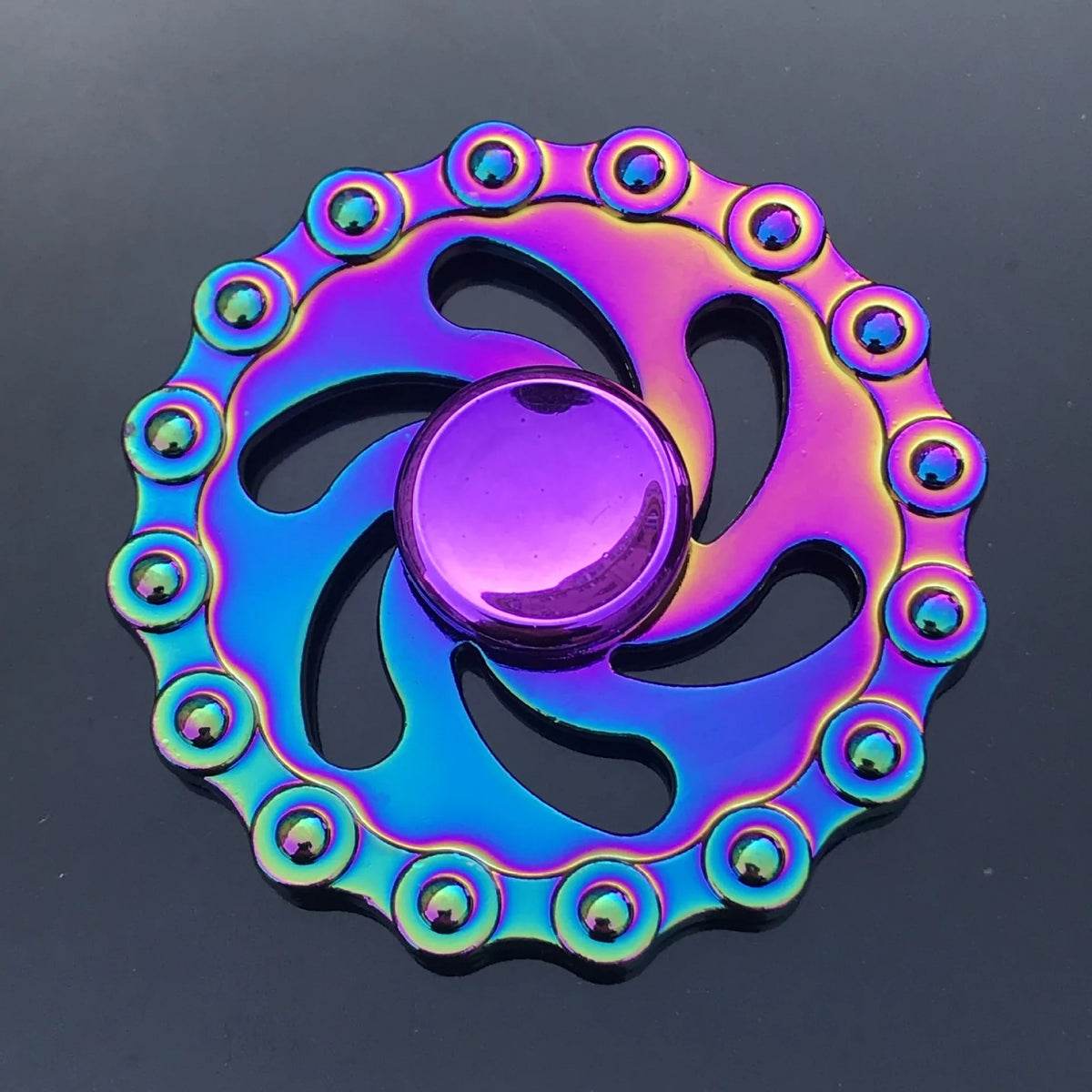 Fidgetstein Rainbow Metal Fidget Spinner