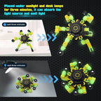 Fidgetstein 4-Pack Glow-in-the-Dark Robot Fidget Spinners
