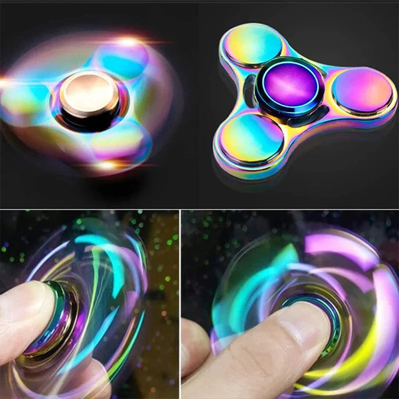Fidgetstein Rainbow Metal Fidget Spinner