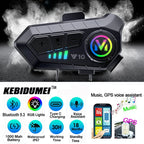 Fidgetstein Bluetooth 5.3 Motorcycle Helmet Headset – IPX6