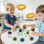 Fidgetstein 4-Pack Glow-in-the-Dark Robot Fidget Spinners