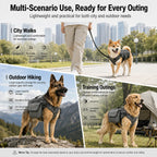 Fidgetstein Tactical Dog Backpack Harness – Outdoor Adventure Pack